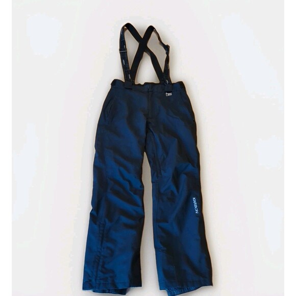 Karbon Extreme 3 Insulated Ski Pants Men Small Black Suspenders Winter Snowboard - Picture 1 of 9